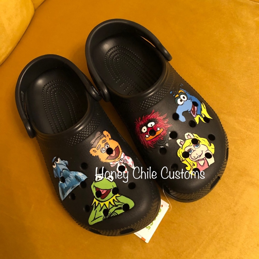 Custom Hand-drawn Crocs!